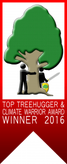 Top TreeHugger, TreeHugger award, Climate Change, Climate Change Award, Climate Warrior, Climate Warrior Award, going green, going true green, environmental, sustainability