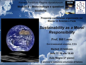 Climate Change, Institute of Science and Faith, Father Pascual, Sustainability, Bill Lauto, Going Green, Pontificio Regina Apostolorum