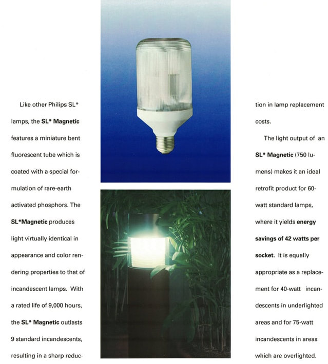 SL, SL-18 bulb, Philips, SL fluorescent, SL-18 Globe, SL-18 flood, energy saving bulbs, compact fluorescents, SL Lamp, efficient bulbs, going green, sustainable living, high hat, high hat down lighting, decorative lighting, general lighting
